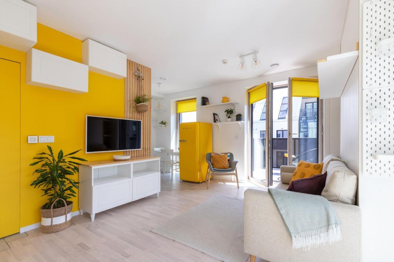 Yellow Studio Paupys Apartment Vilnius Exterior photo